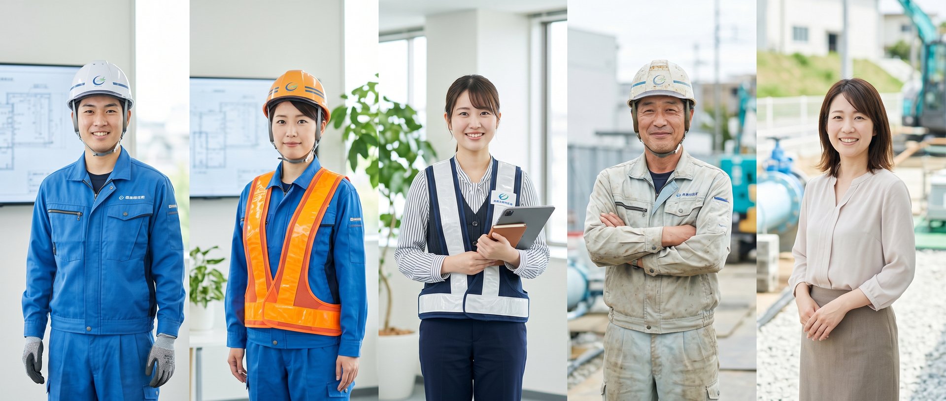 大上設備で働く社員たち